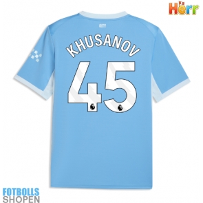 Billiga Manchester City Abdukodir Khusanov #45 Hemmatröja 2026-27 Kortärmad